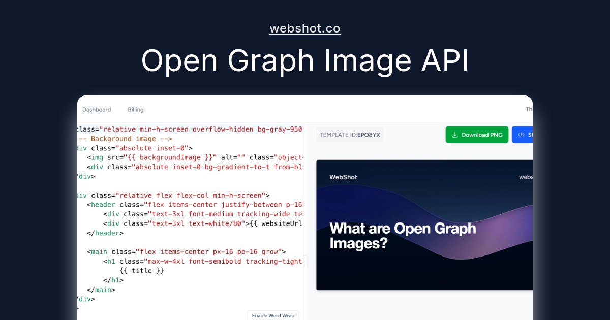 Dynamic Open Graph Images for Developers | WebShot